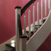 Halb gewendelte Treppe
