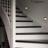 Zweifarbige Treppe